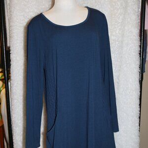 Occasionally Made navy blue dress size XX front pockets NWT